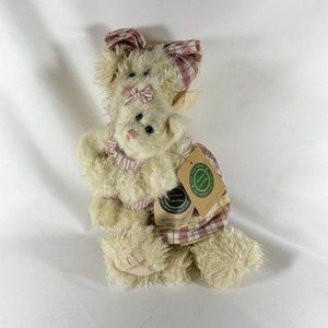 BOYD’S BEARS Set of Two, Marvelous MAMA MCFUZZ (12”) Sweet LITTLE “MISSY” (6”)